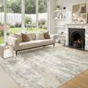 9x12 Area Rugs for Living Room Light Tea Green Creamy Grey
