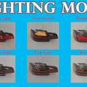 LED Tail Lights Tuning Fit for BMW 3-Series M3 E92 Coupe LCI 2006 2007 2008 2009 2010 2011 2012 2013 Rear Lamp Assembly Smoked & Red (Smoked Lens)