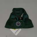 EcoBark Dog Harness - Luxury Step in Mesh Dog Harnesses in Forest Green - Soft & Secure Dog Harness Vest Body Wrap (Small- 7 to 10 lbs - Chest Up to 14 in (Pack of 1))