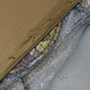 Cinnvoice Outdoor Side Table Round Small Mosaic Patio Accent Indoor End Plant Coffee Tea Table for Yard Patio Porch Garden Living Room, Bedroom(Butterfly Style,14 Inch)