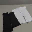 Soccer Shin Guards Shin Pads for Kids Youth Adult, Ski Shin Guards Calf Compression Sleeve with Honeycomb Pads, Lightweight Calf Protective Gear for Football Soccer (Small, Black and White)