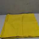 MIULEE Pack of 4Decorative Outdoor Solid Waterproof Throw Pillow Covers Faux Linen Garden Farmhouse Cushion Cases for Summer Patio Tent Balcony Couch Sofa 18x18 Inch Yellow