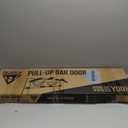 DMoose Fitness Pull Up Bar for Doorway - Upto 250 Lbs Capacity, No Screwing or Slipping, Hanging Pullup & Chin Up Bar for Door Frame - Multi Padded Grips for Strength Training with Installation Guide