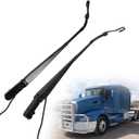 1 Pair Windshield Wiper Arm Compatible with Kenworth T600 T600A T660 T800, 2006-2012 - Replace 602-5403 602-5404 (Front Left Driver Side+Front Right Passenger Side)