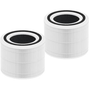 Premium Core 300 Replacement Filter for LEVOIT Core 300, Core 300S, Core P350, Core300-P,Core300-RF Air Purifier. 3-in-1 H13 Grade True HEPA Filter.2 Pack.