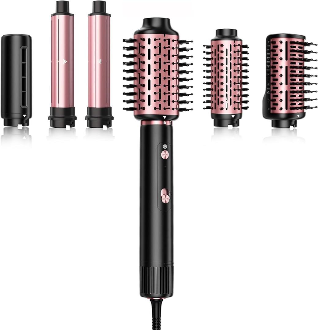 SKIMI Hair Dryer Brush and Blow Dry Brush, Multi-Hot Air Styler with 110000RPM Brushless Motor