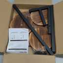 GEEBOBO 3 Tier Plant Stand Indoor, Metal Wood Plant Stands For Indoor Plants Multiple, Corner Tiered Flower Plants Shelf Stand for Living Room Bedroom, Brown