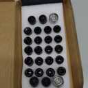 M12x1.25 Black Lug Nuts & Wheel Lock Lug Nut kit Compatible with 2008-2013 G37 &2000-2011 Outback &1998-2011 Forester & 2008-2013 G37