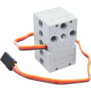 360 Degree Servo Dual Output Axles High Density 2kg Torque Servo Compatible with Standard Building Blocks for microbit/Arduino/Single Board Control