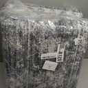 Area Rugs for Living Room 0.24inch Low Pile Faux Wool Bedroom Rug TPR Anti-Slip Backing Carpet Vintage Soft Rugs for Dining Room décor Machine Washable (Black Grey, 9 * 12)