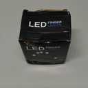 Novelty Place 40Pcs LED Party Finger Lights for Kids with Screw-Secured, LED Finger Flashlight Light Up Finger Ring Toys for Party Favor, Halloween, Raves, Concert Shows 