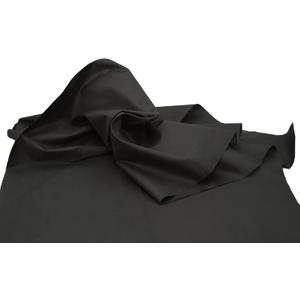 Walker and Hawkes  Wax 100% Cotton Canvas Fabric Cloth Soft Finish Waxed Waterproof Cloth, Durable Cotton Material for Crafting & Outdoor Use, Black - 1m (100 x 150cm)