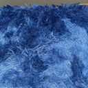 Deerhoo Large Shag Area Rugs 6 x 9, Plush Fuzzy Rugs for Living Room, Ultra Soft Fluffy Furry Rug for Bedroom, Indoor Carpet Nursery Rugs for Kids Room Home Decor, Tie-Dyed Navy Blue