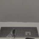 Amazon Basics Ultra Premium Wireless Keyboard and Mouse Combo - Rechargeable, Ultra Slim Design, Quiet, Full Size, Number Pad, Unifying Receiver, Black (QWERTY)