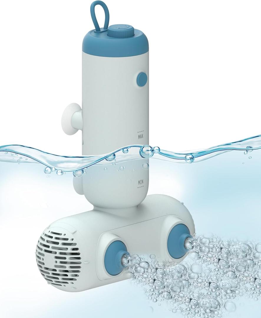 Dual Bath Jets for Tub, IP67 Waterproof & 12.73 ft Extension Cord, Bathtub Spa Jet for Tub, Home SPA, Bubble Baths Relaxing After Work, Exercise