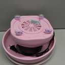 Cotton Candy Machine for Kids & Family, Mini Pink Vintage Cotton Candy Maker with 40 Sticks & Sugar Scoop, Ideal for Birthday Christmas Party Gifts