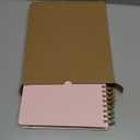 Hardcover Spiral Journal Notebooks for Work With Removable Dividers & Tabs, 8.5"x11" 5 Subject Notebook for Note Taking & Organizer, A4 College Ruled Lined Journal for Women & Writing, Pink, 280 Pages