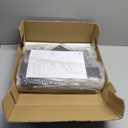 Black Corner Bread Box for Kitchen Countertop, Large Bread Container Storage Bamboo Wooden Farmhouse Bread Box with Window Bread Holder