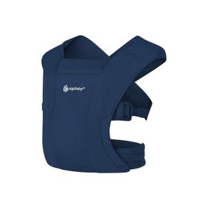 Ergobaby Embrace Newborn Baby Carrier for Infants 0-12 Months (7-25 lbs) - Ergonomic 2-Position Infant Carrier with Head and Neck Support, Hip-Healthy Positioning - Midnight Blue