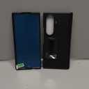 Ruky for Galaxy Z Fold 7 Phone Case with Kickstand, Full Body Case with Built-in Privacy Screen Protector & Magnetic Hinge Protection PU Leather Protective Case for Samsung Galaxy Z Fold 7 5G, Carbon