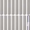 Furniture Sliders,17x99mm Rectangular Table and Chair Leg Sliding Pad for Easy Moving on Carpet Hardwood (16pcs)