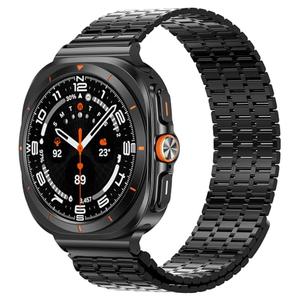 LETOID Magnetic Metal Band Designed for Samsung Galaxy Watch Ultra 47mm (2025/2024), Men Stainless Steel Adjustable Replacement Strap Solid Magnet Clasp Wristbands