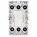 Leviton 15 Amp Decora Weather-Resistant Single-Pole Switch, W5601-2W, White