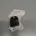 5 x Leather Keys Sleeve for Broken Car Key Loop Replacement, Keychain Cover Cute Protector and Holder for Men, Women (Black)