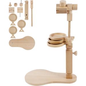 ZJRDYYK Embroidery Hoop Stand Adjustable, Adjustable Embroidery Table Stand with Swivel Holder, Embroidery Hoop Holder Stand, Cross Stitch Embroidery Hoop Stand