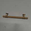 Asidrama 10 Pack 5 Inch(128mm) Knurled Champagne Bronze Kitchen Cabinet Handles, Cabinet Pulls Kitchen Cabinet Hardware Cupboard Handles Drawer Pulls (5" Hole Center)