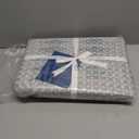 Bedsure Cooling Cotton Waffle Twin XL Blanket - Lightweight Breathable Blanket of Rayon Derived from Bamboo for Hot Sleepers, Luxury Throws for Bed, Couch and Sofa, Grey, 66x90 Inches