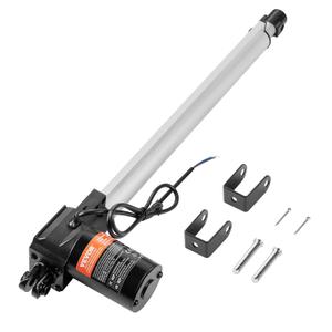VEVOR Linear Actuator 12V, 16 Inch Heavy Duty 1320lbs/6000N Linear Actuator, 0.19"/s Linear Motion Actuator with Mounting Bracket & IP44 Protection for Electric Door Industrial Machinery Vessels Cargo