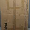 Height Adjustable End Table with Charging Station, Mobile C Shaped Laptop Side Table with Wheels, 3-Tier Sofa Couch Table with Storage Shelve for Living Room Bedroom, Grey Oak