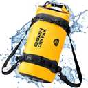 25L Waterproof Dry Bag - Motorcycle Luggage Tail Bag with Straps for Back Seat, Roll Top Lightweight Waterproof Backpack Sack for Travel, Swimming, Boating, Kayaking, Camping and Beach