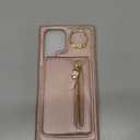 DEYHU for Samsung Galaxy S23 Ultra Phone case with Card Holder with Compatible magsafe Magnetic, Key Chain PU Leather Flip Kickstand Detachable 2-in-1 Wallet case Women Men-Pink