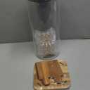 2 Gallon Large Drink Dispenser for Parties,Glass Beverage Dispenser with Stand,Glass Water Dispenser with Airtight Valve,Lemonade Dispenser for Fridge,Water, Juice,Punch,Cocktails,Ice Tea & Sun Tea-8L