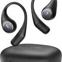 EarFun OpenJump Open Ear Headphones, Wireless Earbuds with Ergonomic Earhook, Hi-Res Sound, LDAC, 4 Mics ENC Call, 42H Playtime, Multipoint Connection, IPX7 Waterproof, Snug Fit for Workout, Running