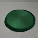 Round Woven Placemat – Elegant Green Circular Placemat With Textured Braided Design And Soft Fringed Edge, Perfect For Table Décor, Centerpieces, Or Everyday Dining, 4 Pack