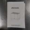 REPTI ZOO 24" x 18" x 36" Reptile Tall Glass Terrarium Rainforest Habitat Double Hinge Door with Screen Ventilation 67 Gallon Reptile Terrarium Easy Assembly