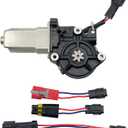 2 pins Power Window Motor Compatible with Dodge Stratus Dakota Ram 1500 2500 3500&Chrysler Cirrus Sebring Convertible&Plymouth Breeze&Jeep Grand Wagoneer/Grand Cherokee Replace for 742-314