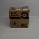 High Velocity Blower Fan - Floor Drying Fan for Cooling and Ventilating, 355 CFM Air Mover Floor Dryer, Fans for Garage, Shop, Patios, 3 Speeds Portable Utility Blower 2 AC Outlets Black