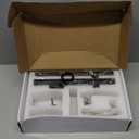 SNBTLA MatteBlack Dummy Handle Set  Designed for NonLocking Side, Modern Minimalist Style, Perfect Pairing with Front Door Handles(Matte Black)