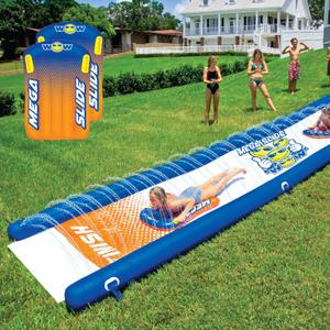 Wow Sports Mega Water Slide Giant Backyard Slide with Sprinkler, Slip and Slide for Adults and Kids, Extra Long 25 ft x 6 ft