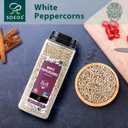 2 x Soeos White Peppercorns, 18oz (Pack of 1), Peppercorn for Grinder Refill (EXP 03/12/28)