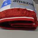 SHACOS Super Soft Bathroom Rugs 24"x60" Long Christmas Bath Mats Runner Non Slip Washable Bath Rugs Carpets for Bathroom Floor Tub Shower Vanity Home Decor Accessories, Red 2'x5'