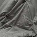Bedsure King Size Comforter Set - Bedding Sets King 7 Pieces, Pintuck Bed in a Bag Grey Bed Set with Comforter, Sheets, Pillowcases & Shams