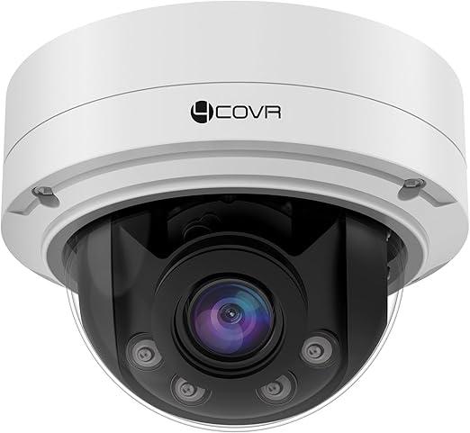 4COVR 6 Channel 4K PoE Security Camera System, AI Human/Vehicle Detection, 16x 8MP Auto-Focus IP67 IK10 Vandal-Proof Dome Cameras, UHD NVR with 4TB HDD, Business Surveillance, 6 Cameras