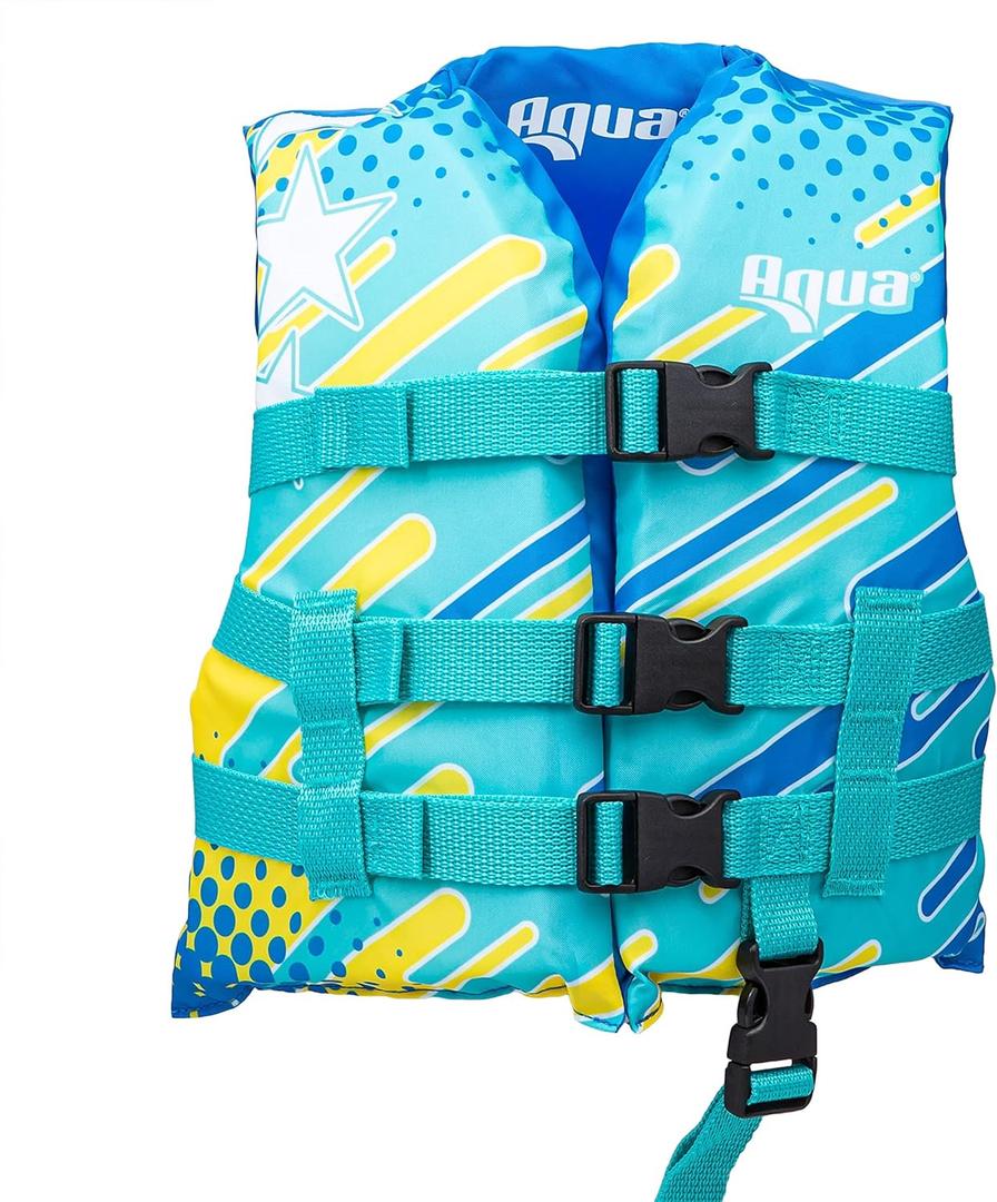 Oceans 7 US Coast Guard Approved Life Jacket for Infant, Kids, Youth,  Type II & III Vest, Personal Flotation Device (Seafoam: 30-50 lbs)