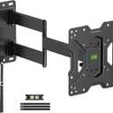 USX MOUNT UL Listed Lockable RV TV Mount for 13-45 inch, Full Motion RV TV Wall Mount with Swivel and Tilt, Locking Bracket for Camper Trailer Motorhome Boat Truck, VESA 200mm, 44 lbs