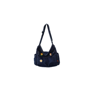 Canvas Messenger Bag Cute Tote Bag with Multiple Pockets Large Casual Hobo Shoulder for Women and Men